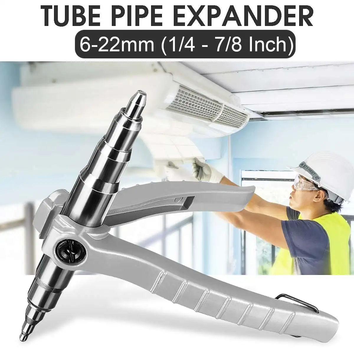 

6-22mm Universal Refrigeration Power Tool Copper Pipe Tube Expander Repair Tool Tube Expanders Air Conditioner Copper Pipe Tool