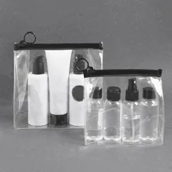 Transparent Swimming Bags Waterproof PVC Storage Bags Outdoor Travel Cosmetic Bag Bath Wash Bag Toiletry Water Sports Dry Bag