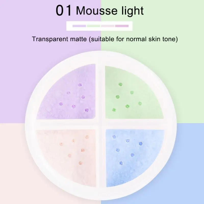 4-color Loose Powder Long Lasting Oil-control Hide Pores Even Skin Color Matte Setting Powder