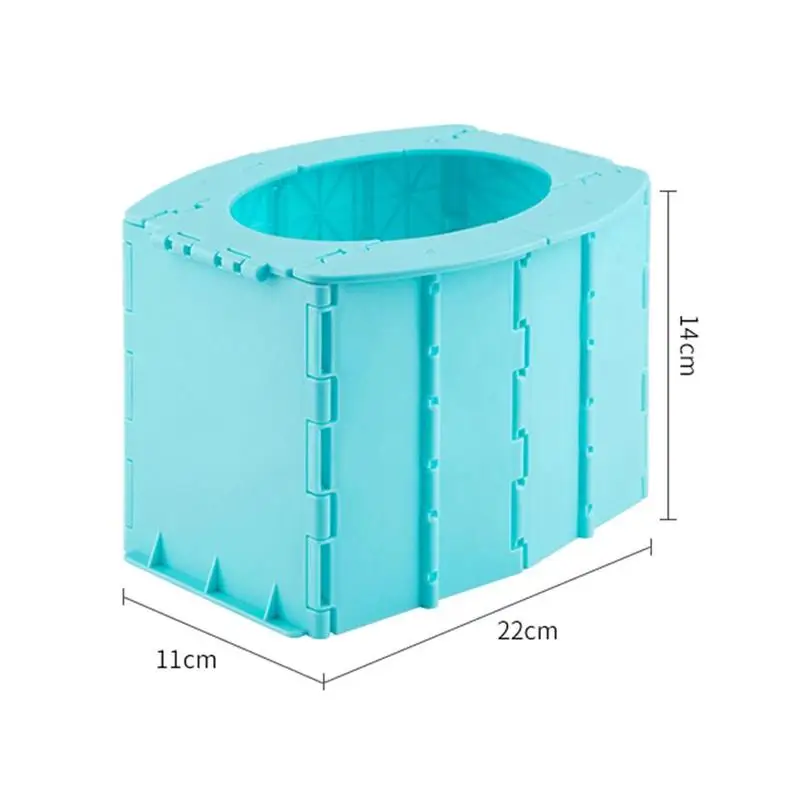 2023 tragbare Klapp Wc Faltbare Toiletten Töpfchen Bequemlichkeit Eimer Toiletten für Camping Wandern Reise