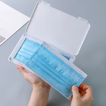 

Mask Case Moisture-proof Box Go out Portable Dustproof Storage Container Holds 3-5 Masks Household Jewelry Parts Organizer