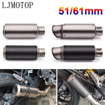 

51-60mm Motorcycle pipe exhaust with DB killer Exhaust Pipe Muffler For KTM 990 SM T R SuperDuke Adventure 1050 65 85 SX XC