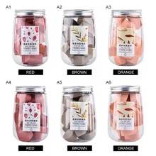 15 шт. сухой и влажный двойного назначения косметический спонж для макияжа слоеный алмазный порошок слоеный Мягкий Удобный косметический слоеный