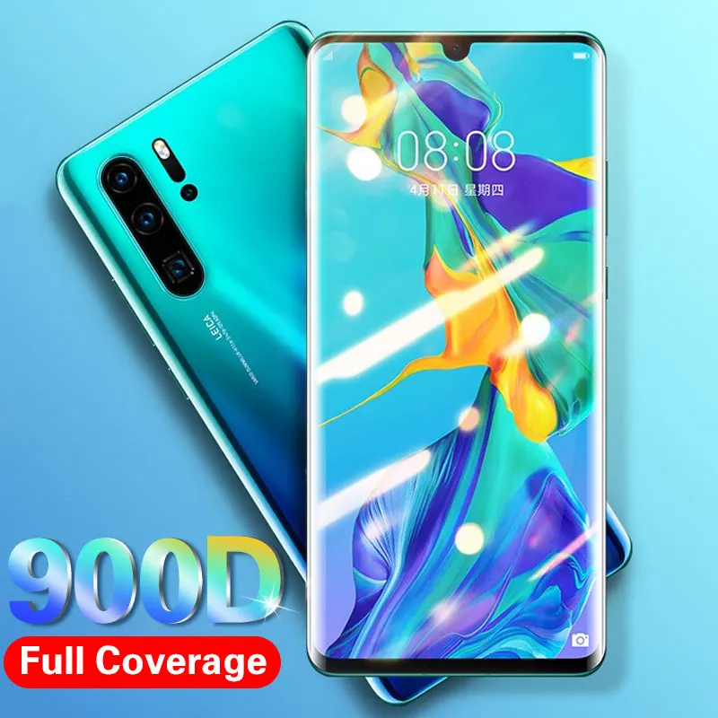 

900D Full Cover Tempered Glass On For Huawei P30 Lite PRO P20 Lite Screen Protector For Huawei Honor 10 Lite 9 Protective Glass