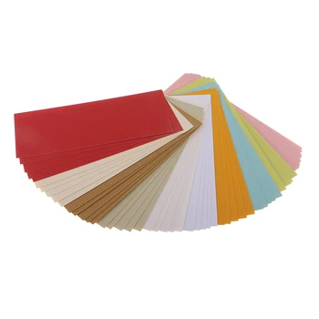 

50x 10 Color Metallic Paper Cardstock For Business Scrapbooking Card