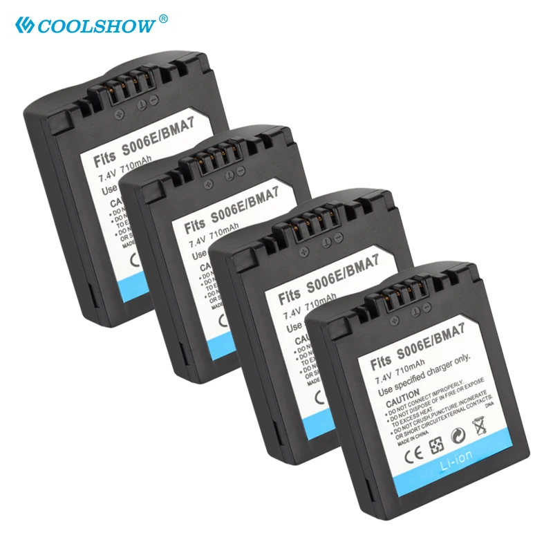 CGA S006 CGA-S006E ДМВ BMA7 DMW-BMA7 Камера Батарея 710 мАч USB кабель для Panasonic Lumix DMC FZ7 FZ8 FZ18 FZ28 FZ30