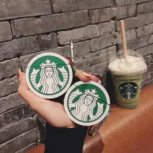 Забавные повседневные кофейные для Apple Airpods Чехлы Защитные Bluetooth наушники чехол модные, мягкие, силиконовые чехлы сумка для наушников