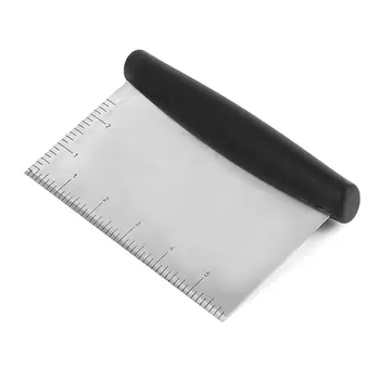 

DIY Cake Bowl Scraper Dough Baking Square Hard Cutter for Food Processor Cleaner
