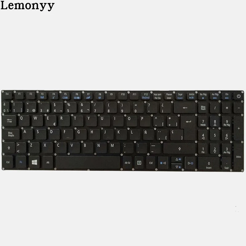 Новая испанская клавиатура для ноутбука ACER Aspire E5-523 E5-523G E5-553 E5-553G E5-575 E5-575G E5-575T E5-774 SP Клавиатура