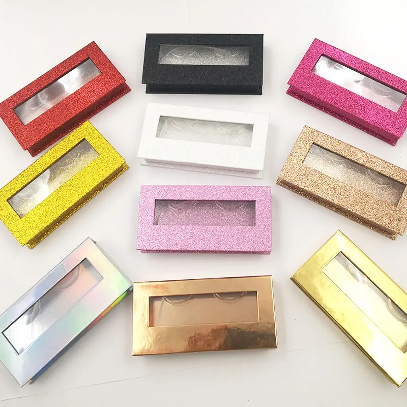 

iflovedekd 10pcs wholesale price false eyelashes Rectangular packing box 3d mink lashes boxes Custom logo