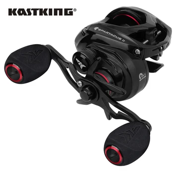 

KastKing Spartacus II Baitcasting Fishing Reel 8KG Max Drag 7+1 BBS 7.2:1 Gear Ratio Freshwater Saltwater Reel Fishing Coil