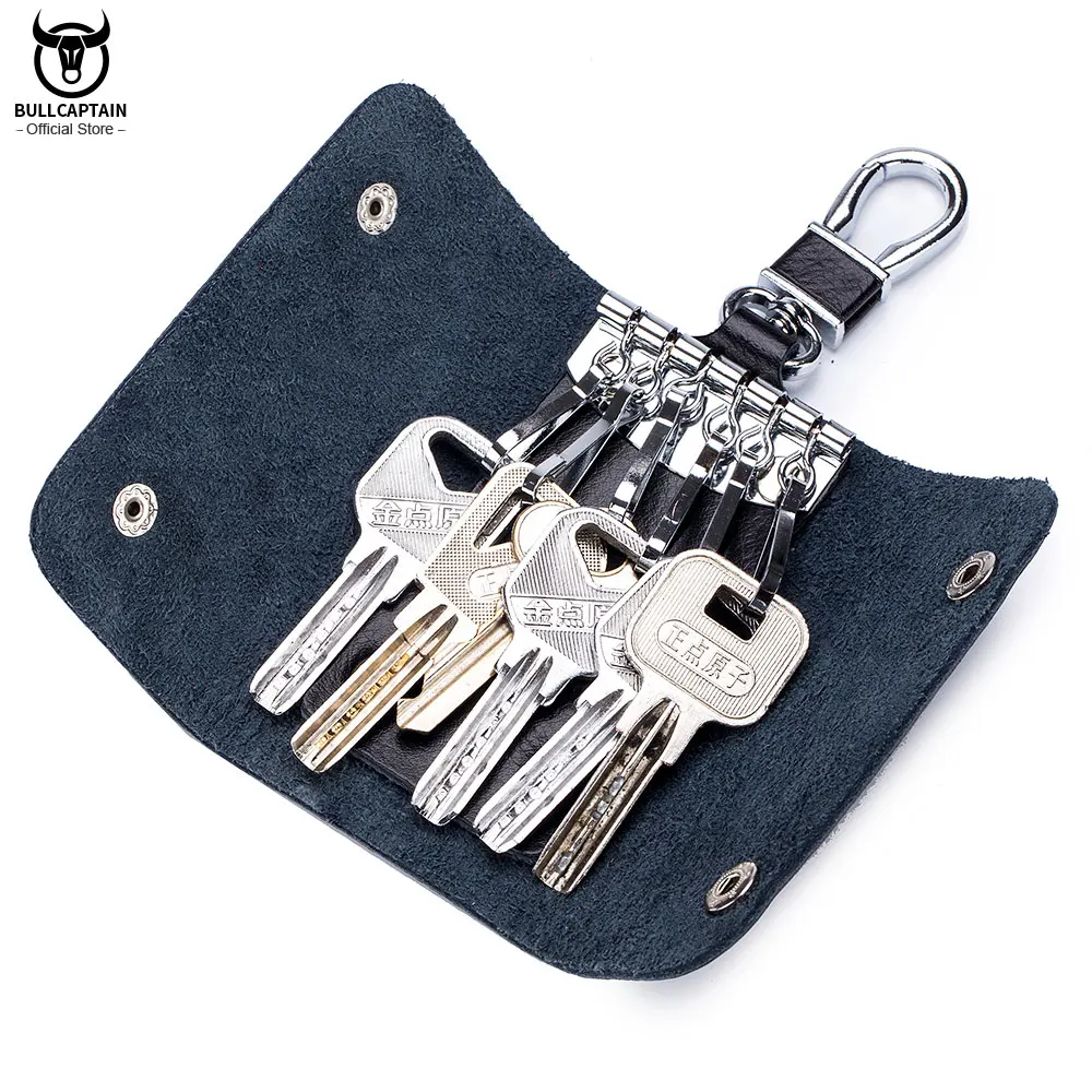 Cow Leather Men Women Key Bag Small Business Kay Case man Housekeepers Fashion Decorative Bags Keychain key case key holder key organizer key purse