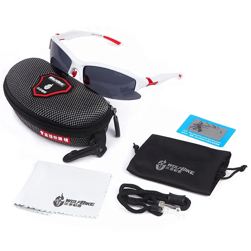 WOSAWE Bike Goggles Polarized Cycling Glasses Sports MTB Bicycle Sunglasses Eyewear Myopia Frame UV 400