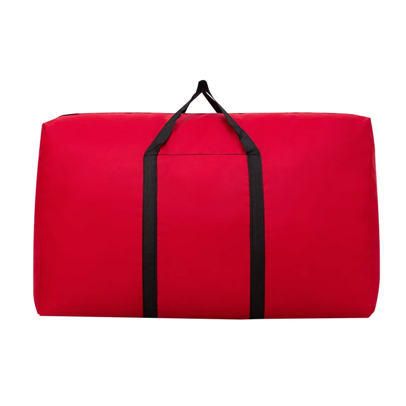 Portable Women Go Abroad Baggage Bag Large Capacity Oxford Waterproof 74L-112L Travel Bag Move House Storage Extra Large