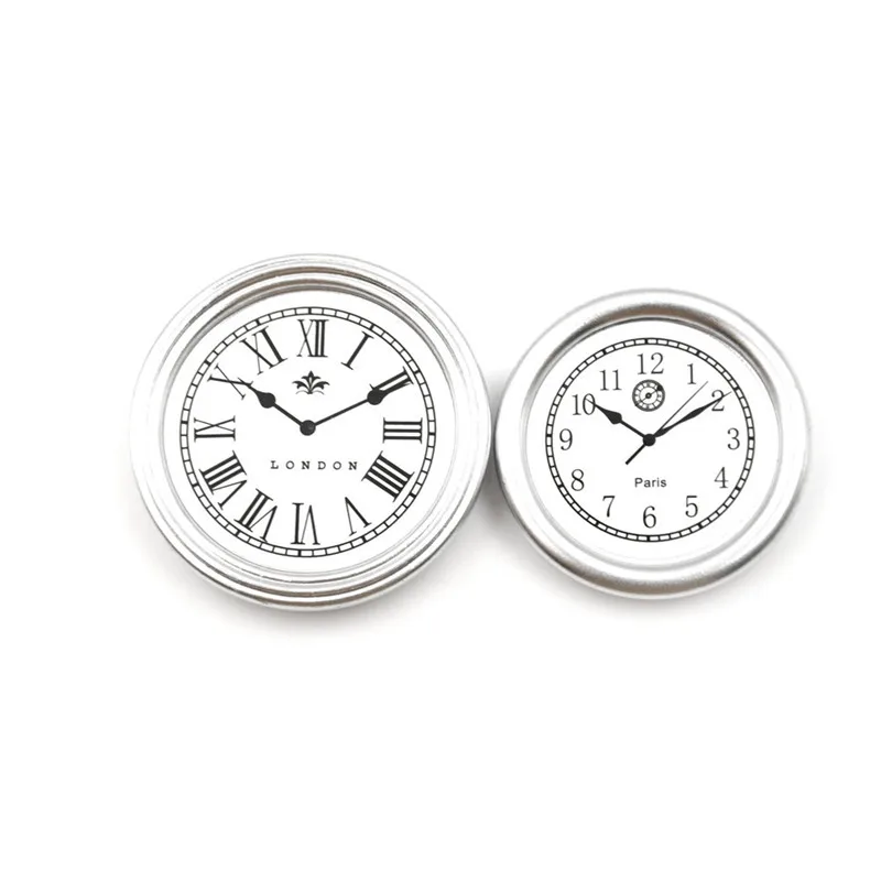2PCS 1:12 весы Будильник Мини украшение дома кукольный домик Миниатюрная игрушка кукла кухня гостиная мебель аксессуары - Цвет: 2PCS