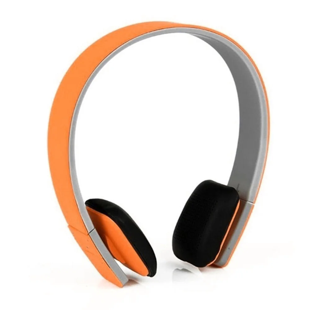 Спортивные наушники, беспроводные Bluetooth наушники для телефона, модные мягкие стерео наушники, цветные наушники с микрофоном для xiaomi samsung - Цвет: Orange
