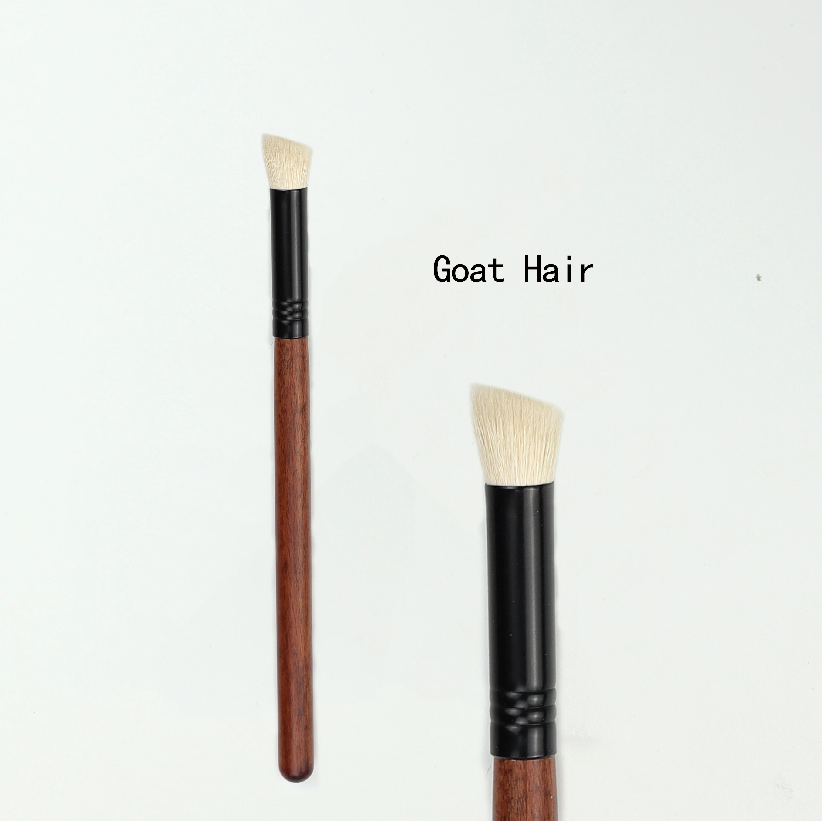 

Natural Goat Hair Makeup Brushes Eye Shadow Brush Blender Crease Angled Eye Shader Brush Eye Nose Shadow Brush Contour Highlight