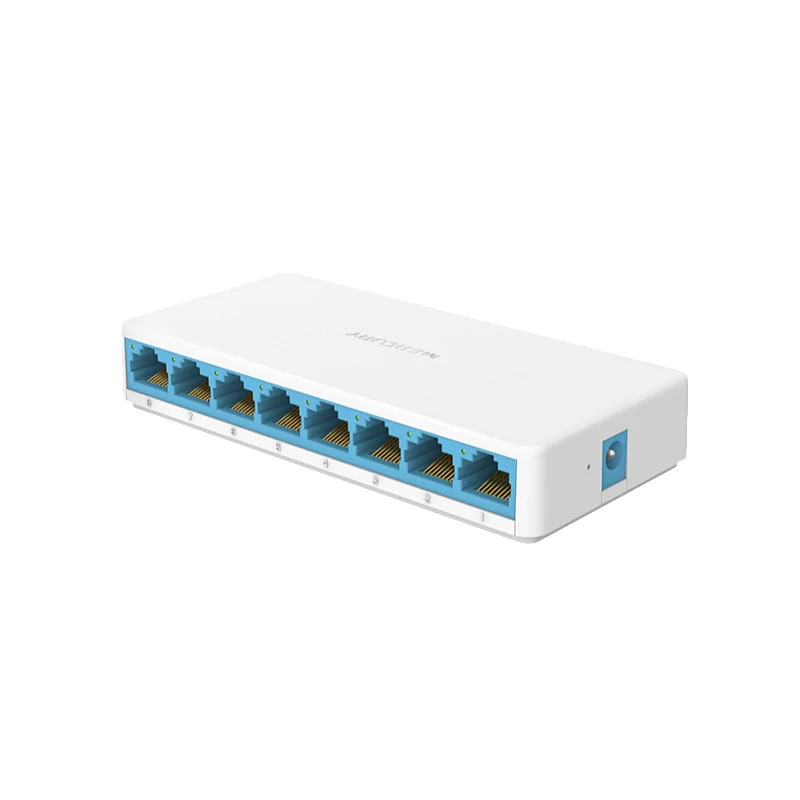 MERCURY SG108C Ethernet коммутаторы 8-Порты Gigabit Порты и разъёмы настольный коммутатор 10/100/1000 Мбит/с RJ45 Порты и разъёмы Soho коммутатор