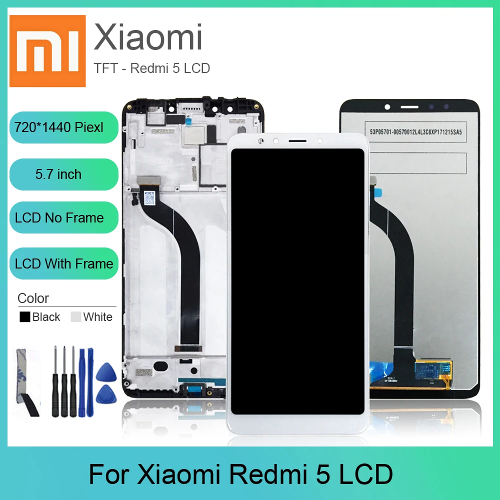 5 7 дюймов для Xiaomi Redmi ЖК-дисплей кодирующий преобразователь сенсорного экрана в