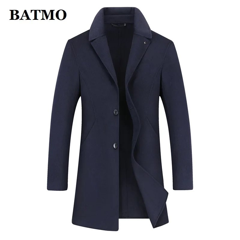 BATMO, Новое поступление, высококачественный шерстяной Тренч для мужчин, мужские шерстяные куртки, большие размеры, M-XXXL 2002