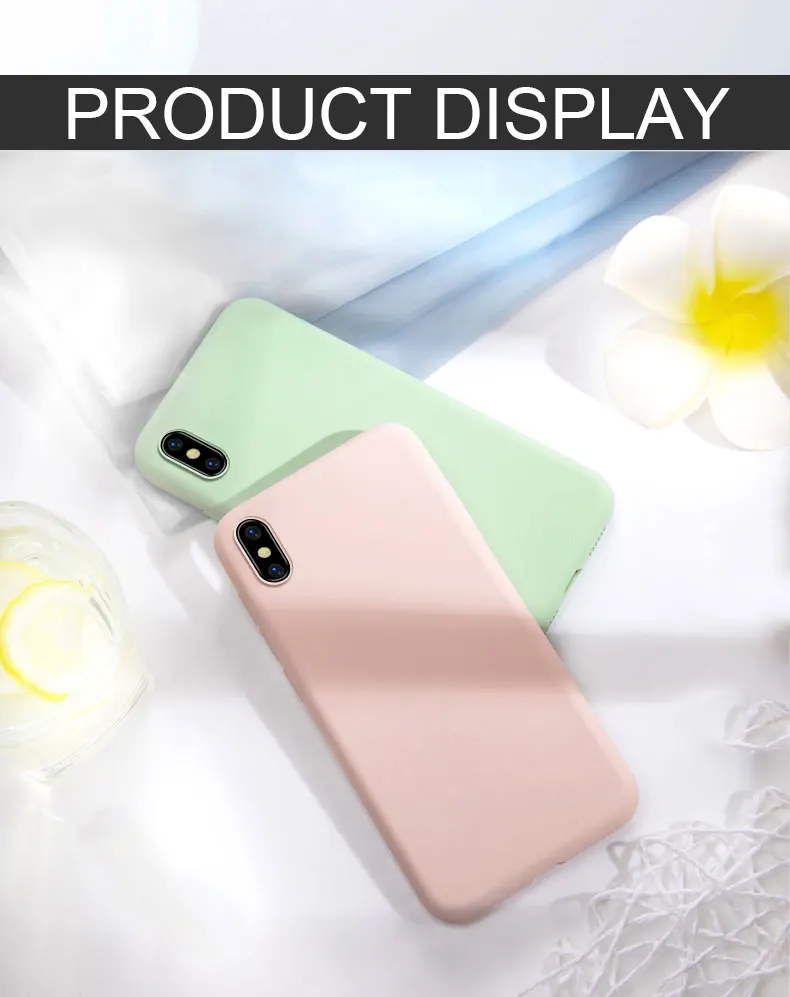Силиконовый чехол для iPhone 7 8 6 6s plus X Xs 11 Pro Max XR | Мобильные телефоны и аксессуары
