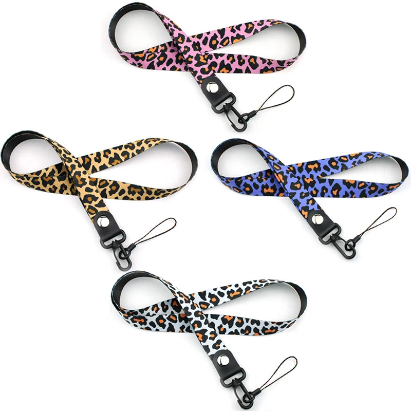 Leopard Phone Neck Straps Lanyard For Keys Cheetah ID Badge Phone Neck Phone Straps with Keyring For Smart Cellphone ID Card Leopard Phone Neck Straps Lanyard For Keys Cheetah ID Badge Phone Neck Phone Straps with Keyring For Smart Cellphone ID Card