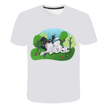 

New 3D Children's Clothes How To Train Your Dragon Printed Boys T Shirt Cute Tops Cartoon Shirt Lovely Kid's Sweatshirt