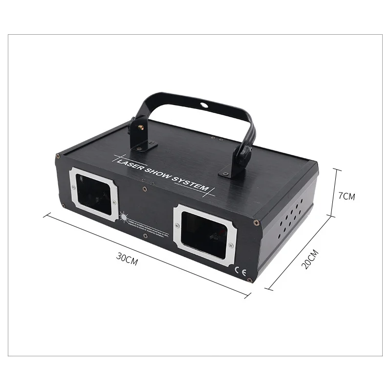 

New double head red, green and blue full color line scanning laser light with DMX control for disco dj party wedding laser light