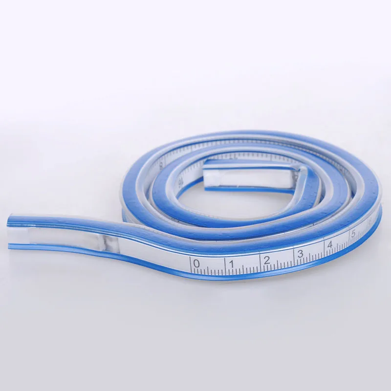 

Flexible shape Butterfly curve snake shape ruler casual curve ruler fashion design ruler engineering drawing flexible ruler 50cm
