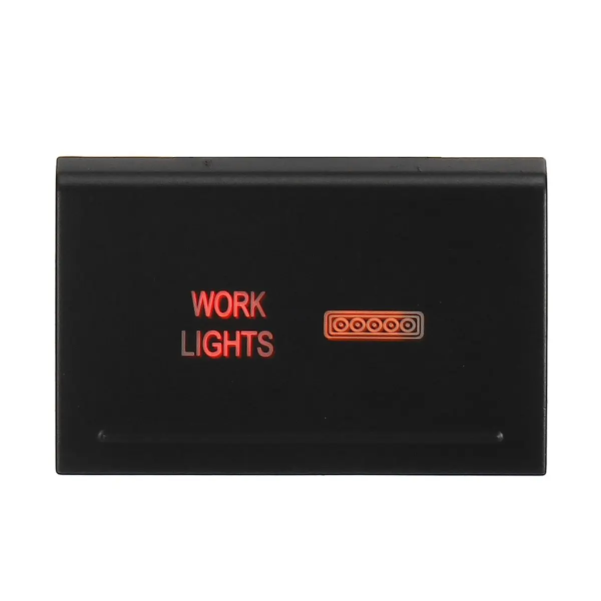 Work Light Верхняя кнопка для автомобиля переключатель ВКЛ-ВЫКЛ переключатель двойной светодиодный индикатор светильник бар пятно вождения Задний Передний обратный светильник для VW для Amarok - Испускаемый цвет: Work Light