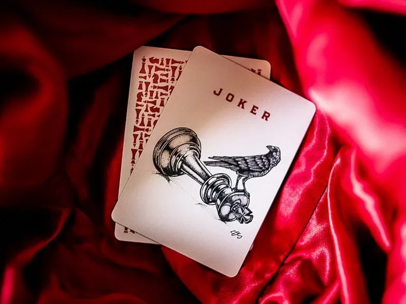 Ellusionist белый/красный Рыцари игральные карты покер размер колода от danel Madison волшебные карты новые Запечатанные фокусы реквизит