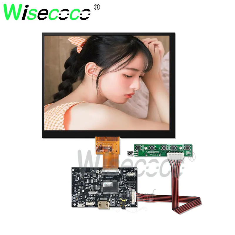 8 polegadas, 1024x768 ips, com lvds, 40 pinos driver board