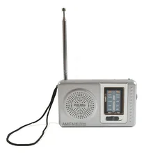 Мини Портативный карман AM/FM радиотелескопический антенна Батарея Питание приемника