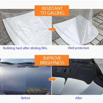 

High Gloss Car Sticker Clear Decals 1pcs Wrap Vinyl Abrasion resistance