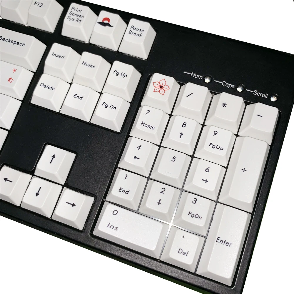  Japanese keycaps Original Height 108 Keys PBT Keycaps Mechanical Keyboard For Cherry MX Keycaps And