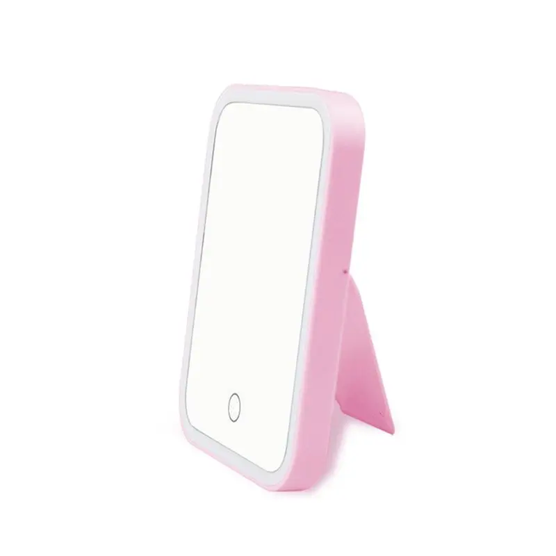 Touch Screen Makeup Mirror with LED Lights Table Desktop Lighted Illuminated Cosmetic Mirrors Living Room Decoration Mirror