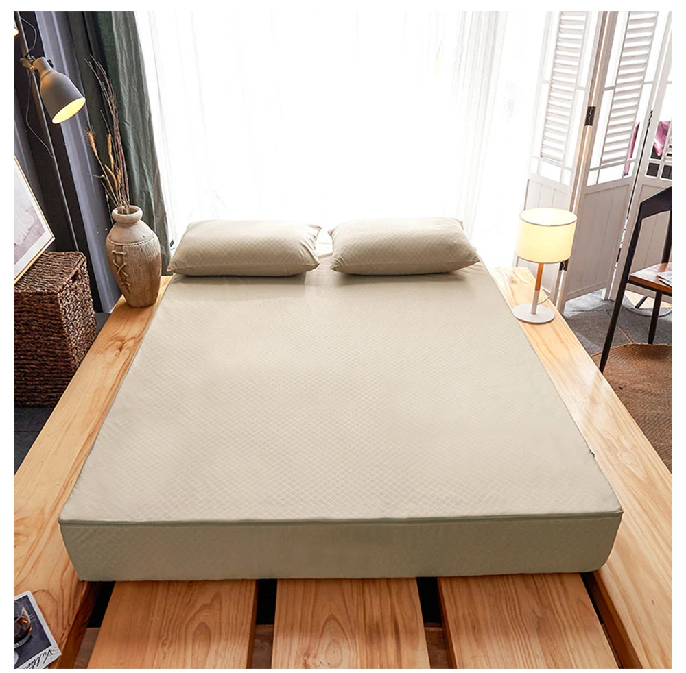 Housse De Matelas Imperméable Utopia Bedding 150x200x30 Cm - Avec Fermeture éclair - Blanche