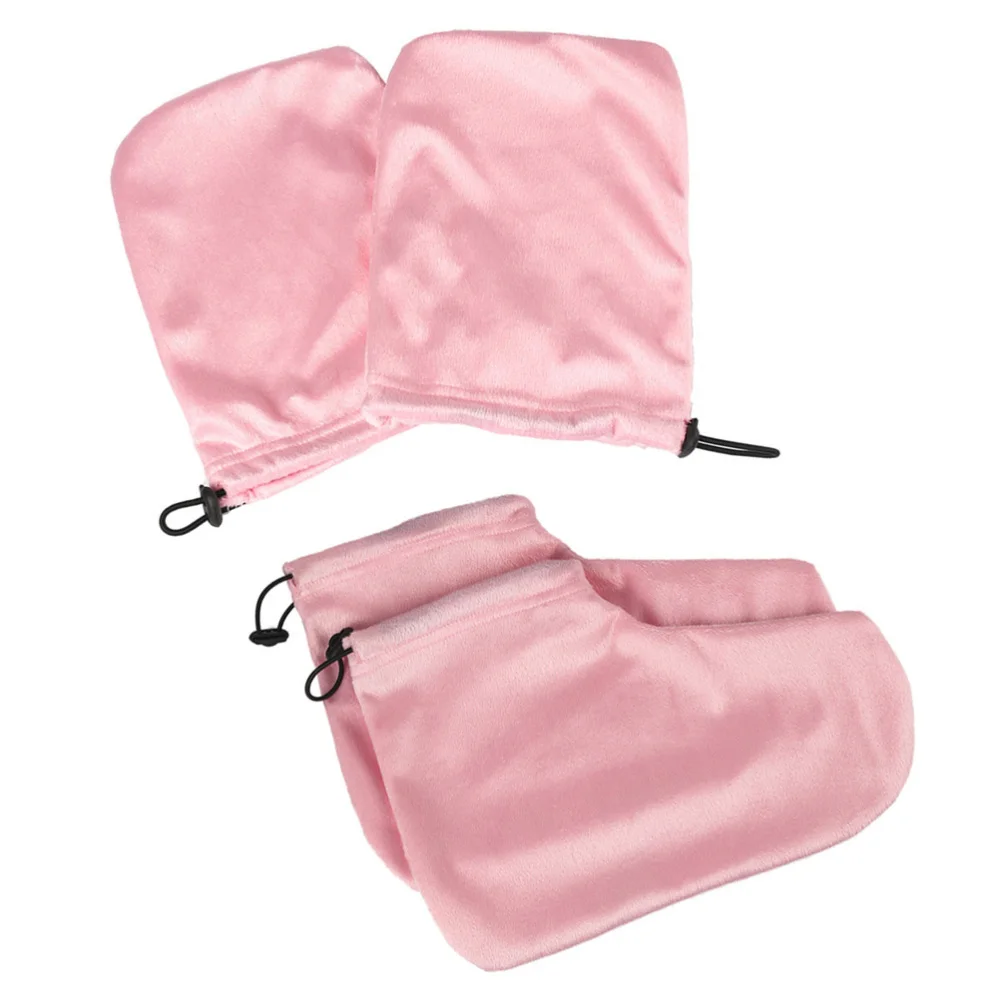 2 Pairs Paraffin Therapy Supplies Wax Bathing Foot Covers Set