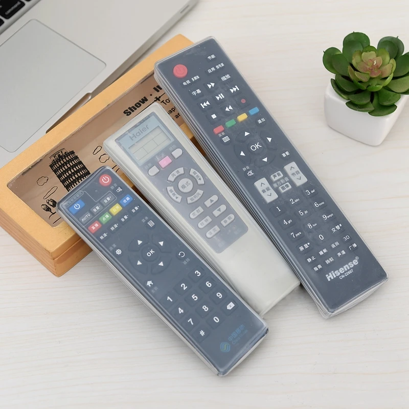

Cubierta de Control remoto de TV de goma de silicona de Japón funda de Control de aire acondicionado funda de polvo impermeable bolsa de almacenamiento de equipo de protección
