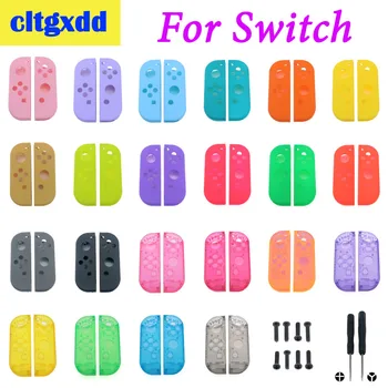 

cltgxdd 22 Colors Housing Shell Case Cover for Nintend Switch NS Joy Con Replacement Controller Case With screw + screwdriver