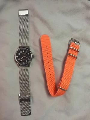 J with nylon strap Ретро мужские водонепроницаемые автоматические многофункциональные часы с календарем и месячной чашкой для мотоцикла - Цвет: J with nylon strap