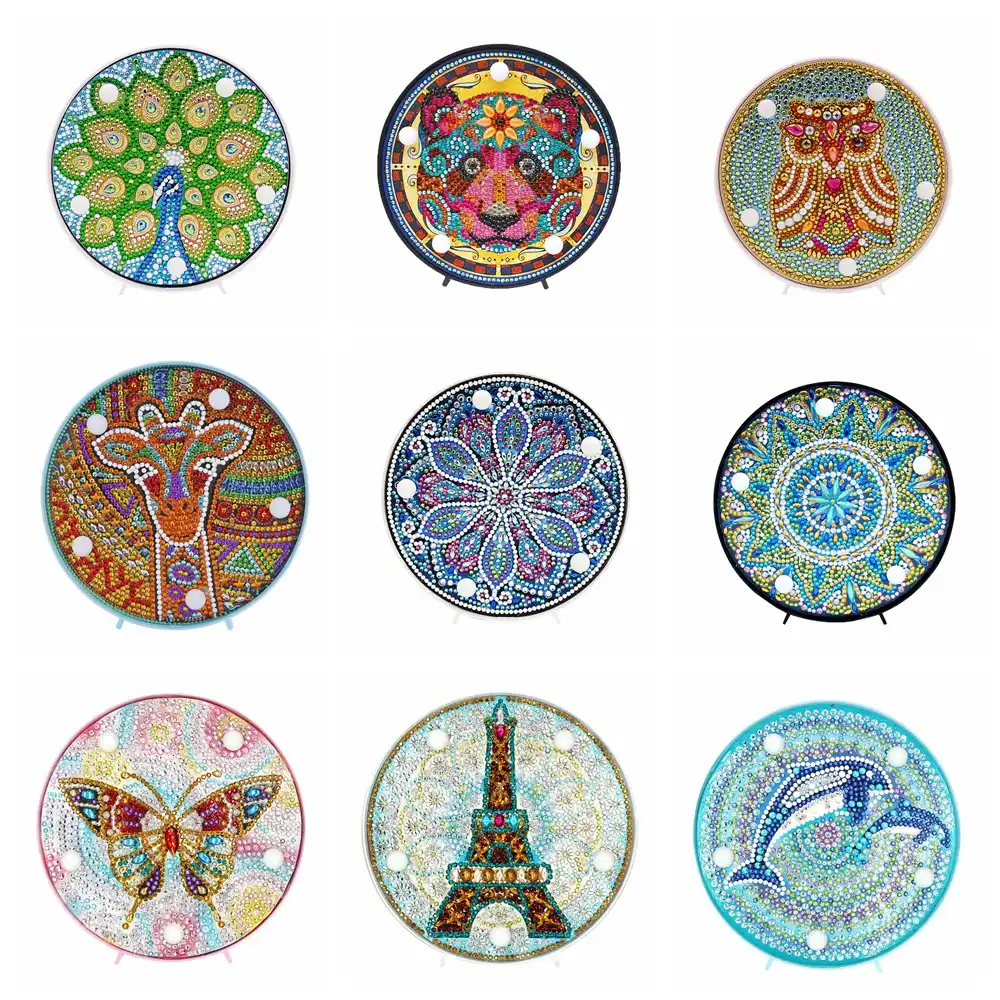 Kit DIY De Pintura Con Diamantes De 5 Piezas - Llaveros Con Diseño De Mariposa, Diamantes De Imitación, Actividad Manual Para Adultos Y Niños