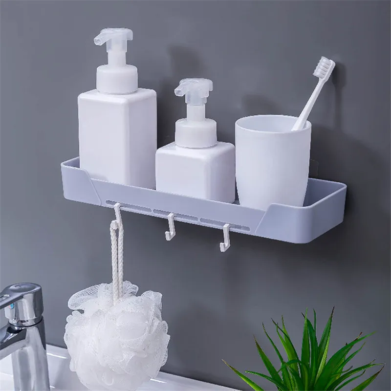 Bathroom Shower Shelf Rack Wall Mounted Shower Shelf Corner Drain