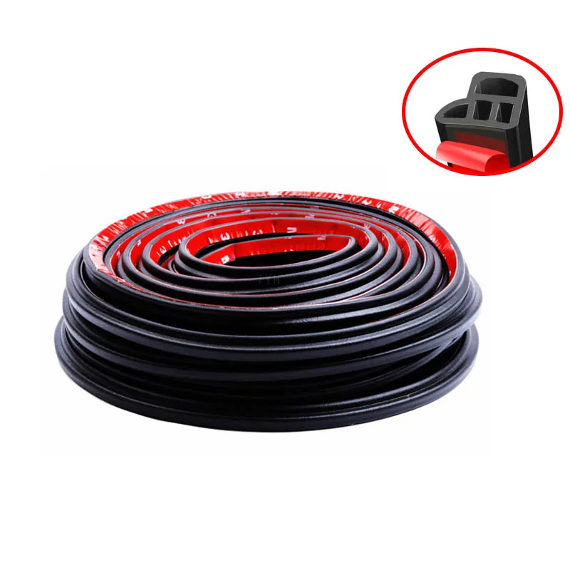 2/4/16/25M Newest BL Type Car Styling Car Sound Insulation Car Door Sealing Strip Rubber Weatherstrip Edge Trim Noise Insulation