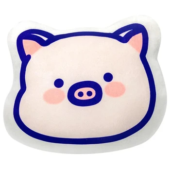 

Pillow Cute Pig on Pink Pillow Case Cushion Cover Funny Lovely Pigs Chair Outdoor Farmhouse Room Decor Kids Gifts
