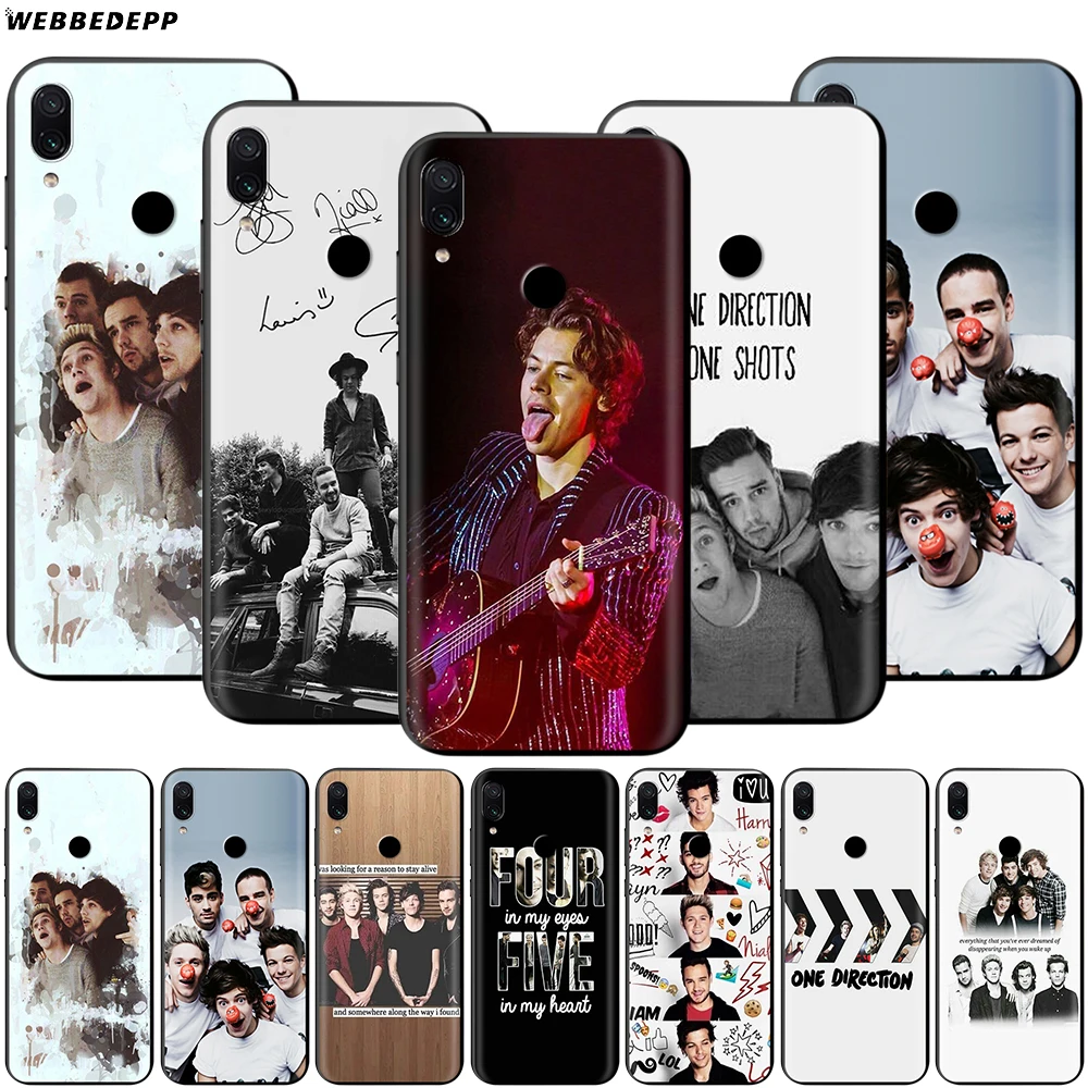 One Direction Case for Xiaomi Redmi Note 8 MI 3 6 9 A1 A2 A3 8A 6X 9T CC9 Lite SE Pro Max F1 10 | Мобильные телефоны и