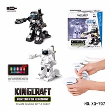 2.4GHz Fighting Robot Boxing RC Battle Robotic X-men Radio Remote Control Intelligent Toys VS double players game Children Gift new intelligent rc robot funny indoor outdoor game toys 2 4g dancing battle model toy multi function remote control robots