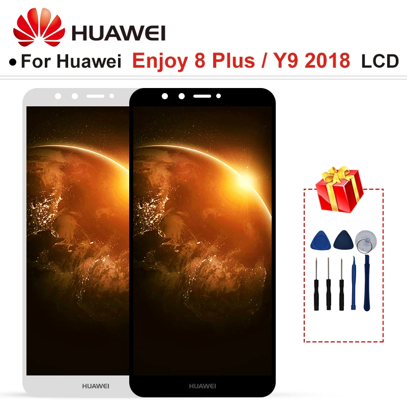 5 93 &quotдля Huawei Y9 2018 ЖК-дисплей сенсорный экран дигитайзер для сборки того чтобы
