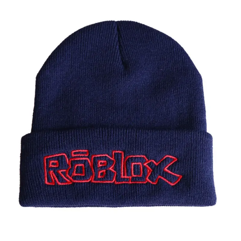 ROBLOX вязаная шапка с вышивкой, шапка из пряжи для игр, пуловер, шапка для мужчин и женщин в стиле хип-хоп, лыжная шапка, шапки