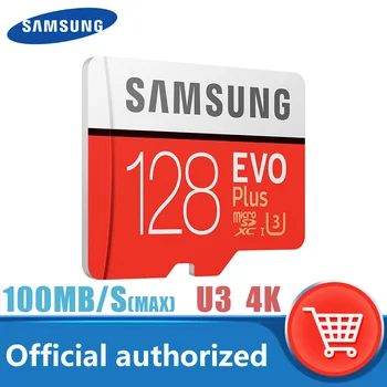 

SAMSUNG EVO Plus Micro SD Memory Card 128GB Class10 microSDXC U3 UHS-I TF Card 4K HD with Adapter for Smartphone Tablet etc